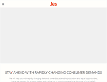 Tablet Screenshot of jes-sourcing.com